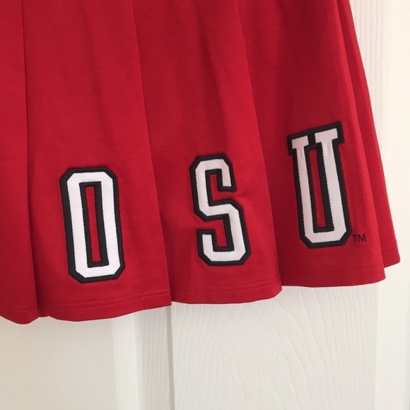 Size M - RED Color 💖 VS PINK Collegiate Collection Skirt Ohio State University - Picture 3 of 10
